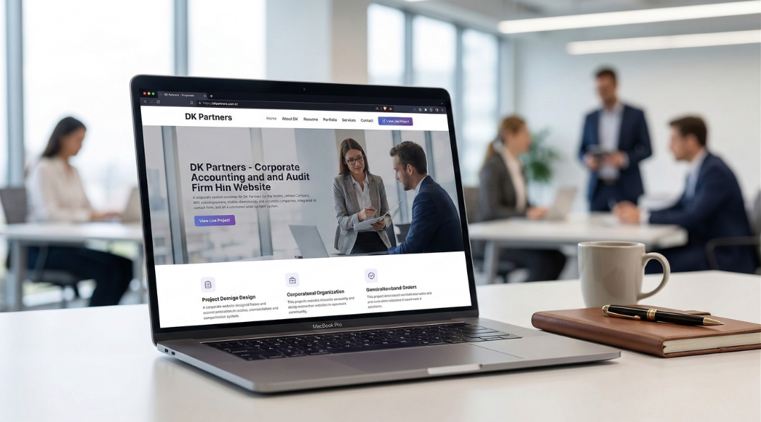 DK Partners - Corporate Accounting and Audit Firm Website